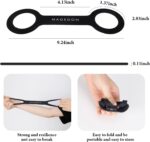 Two black MAGEDON water bottle carrier grips on a white background, designed to make bottles handheld for sports.